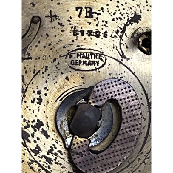 Vintage Atlanta 7 Jewel 8 Day Nautical Rope Wall Clock – Made in Western Germany - Picture 6 of 6